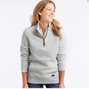 L.L. Bean Quilted Quarter-Zip Pullover